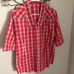 Ladies Bit & Bridle XL Western Shirt with design